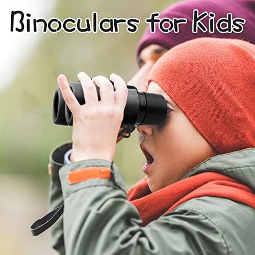 Scotamalone Kids Toy Binoculars Shock Proof for Age 3-12 Years Old Boys Girls Bird Watching Educational Learning Hunting Hiking Birthday Presents - Image 3