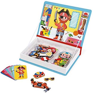 Janod - MagnetiBook 45 pc Magnetic Boys Costumes Dress Up Game - Travel Entertainment - Encourages Imaginative Play - Boosts Creativity and Confidence - Enhances Fine Motor Skills - Image 5