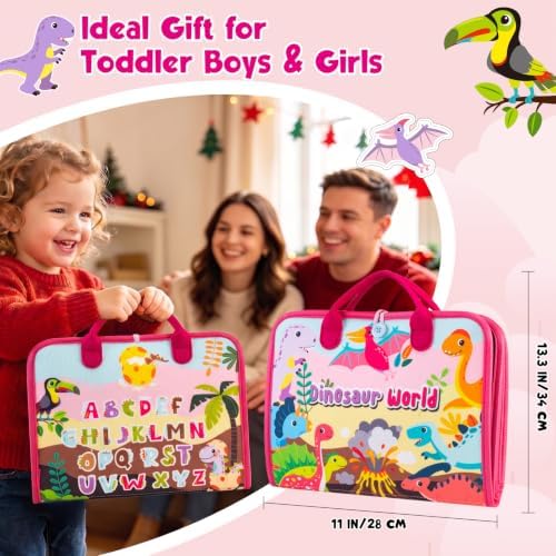 Busy Board Montessori Toys for 2 Year Old Girl Birthday Gift Busy Book - Image 6