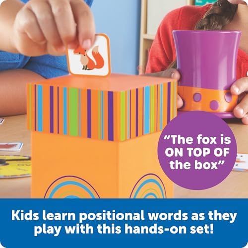 Learning Resources Fox in The Box Positional Words Activity Set - Image 3