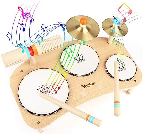 Vanplay Kids Drum Set - Preschool Learning for Toddler Boy Girl Age 3 4 5 6 by Vanplay