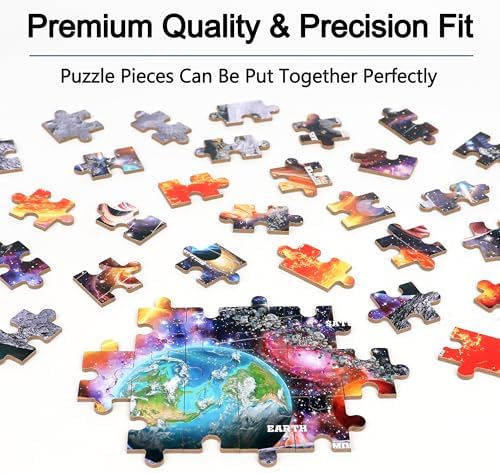 Puzzles for Kids Ages 4-6, 60 Piece Puzzles for Kids Ages 3-5 in Metal Box - Image 5
