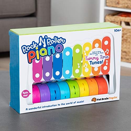 Fat Brain Toys Rock ''N Roller Piano - Musical Bells for Babies & Toddlers - Image 3