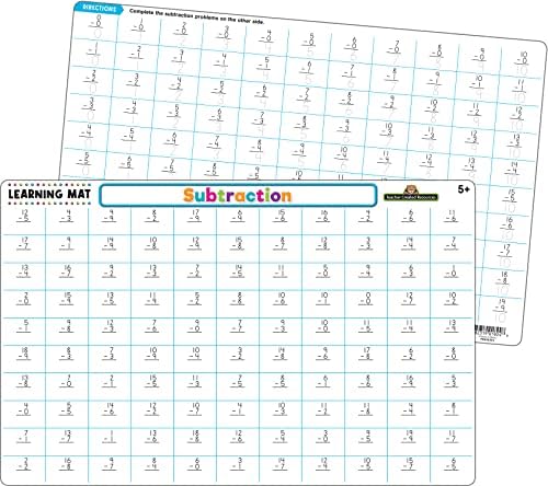 Teacher Created Resources Subtraction Learning Mat (TCR21017) by TeacherCreatedResourcesOS