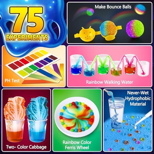 75 Experiments Science Kit for Kids, Chemistry Set, S.T.E.M Toys - Image 3