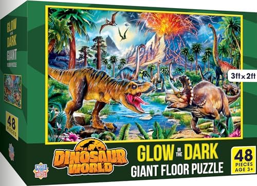 Glow in the Dark - Dinosaur World 48 Piece Floor Puzzle - Image 2