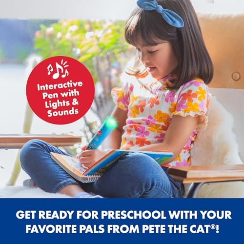 Educational Insights Hot Dots Pete The Cat Preschool Reading & Math Workbook - Preschool Workbooks with Interactive Pen, Homeschool Learning Books, Build Toddler Reading & Math Skills, Ages 4+ - Image 3