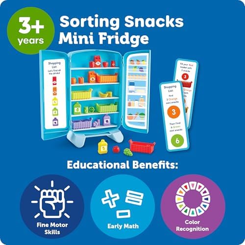 Learning Resources Sorting Snacks Mini Fridge - Image 5