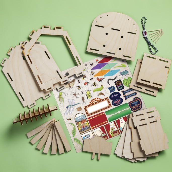 Craft-Tastic — Make A Bug Hotel — DIY Nature Craft Kit — No Tools Needed — Decorate Your Hotel with Stickers — Ages 4+ with Help - Image 4