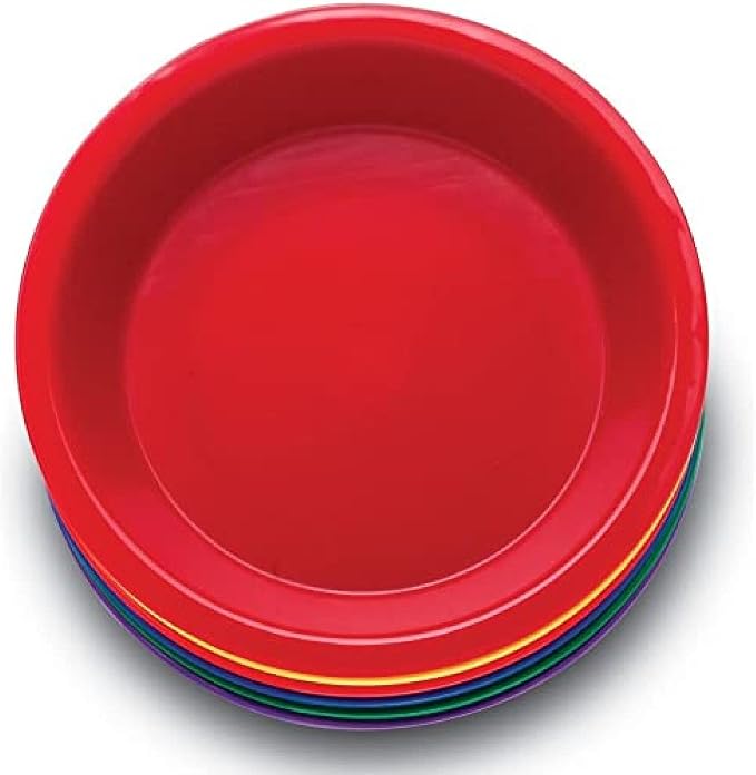 Learning Resources Three Bear Family Sorting Bowls, Set of 6 Bowls, Assorted Colors, 6" in Diameter, Ages 4+ by LearningResources