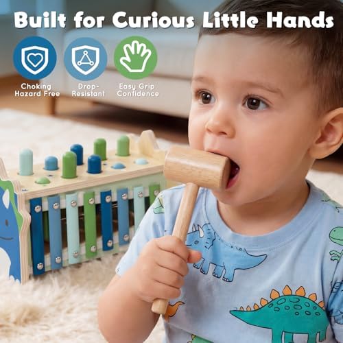 Lehoo Castle Montessori Toys for 1 Year Old, 1st Birthday Gift for Boy 1-2 - Image 2