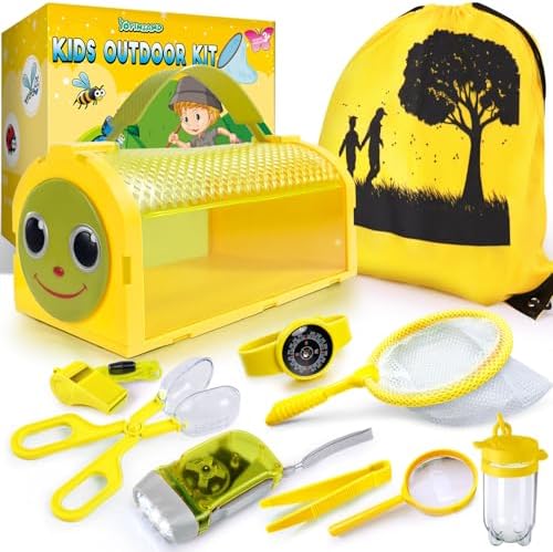 Bug Catcher Kit & Outdoor Explorer Kit for Kids, 10 Pcs Bug Catching Kit by YOPINSAND