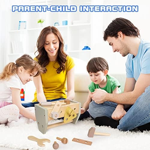 Montessori Wooden Tools Kit Toddler Educational Toy Set - Image 4