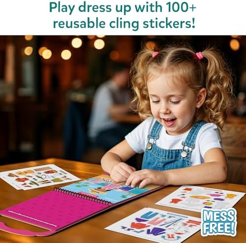 Skillmatics Peelies – Dress Up, Reusable Sticker Book, Toys for Toddlers - Image 2