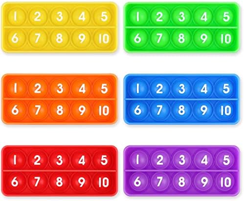 Aizweb Ten-Frame Counting Toys,Math Manipulative for Elementary,Number Math Games, Montessori Educational Toy for Preschool Kindergarten Classroom Learning Activities Kids 3 4 5 Year Old by AIZWEB
