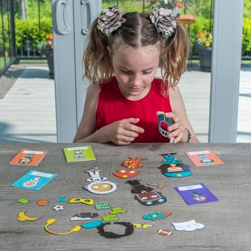 Open The Joy Magnetic Dress-Up Playset for Kids, Mix & Match, Ages 4+ - Image 4