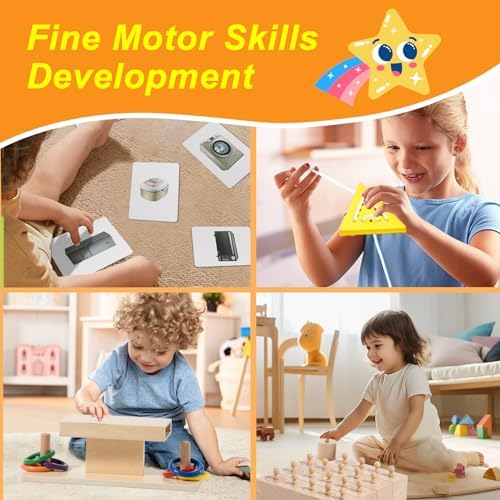 Adena Montessori Play Kit for 22-24 Months Baby Developmental Playset for Toddlers Preschool Learning Toys, Medium - Image 3