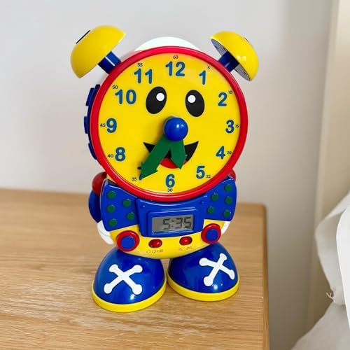 The Learning Journey Telly The Teaching Time Clock, Electronic Analog & Digital Time Telling Aid with Two Quiz Modes & Night Light,Multi - Image 3