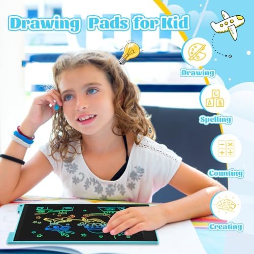EooCoo Kids Travel Essential 12 Inch LCD Writing Tablet, 2 Pack - Image 2