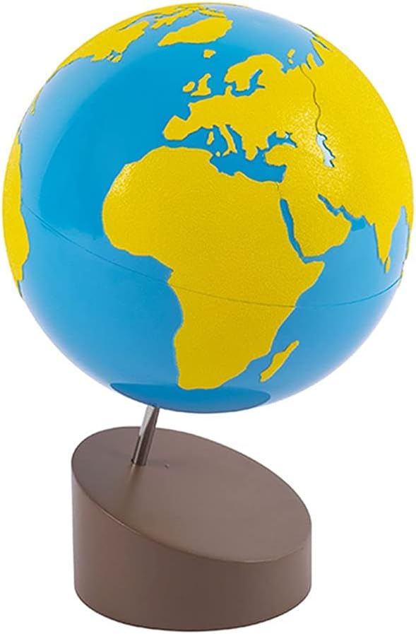 Montessori Globe Of The Continents Science and Cultural Geography Materials by Kghios