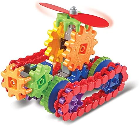 Learning Resources Gears! Gears! Gears! Machines in Motion - Toddler STEM, Building Toys for Kids, Hands-On Construction & Engineering Set, Critical Thinking, Fine Motor Skills - Image 2