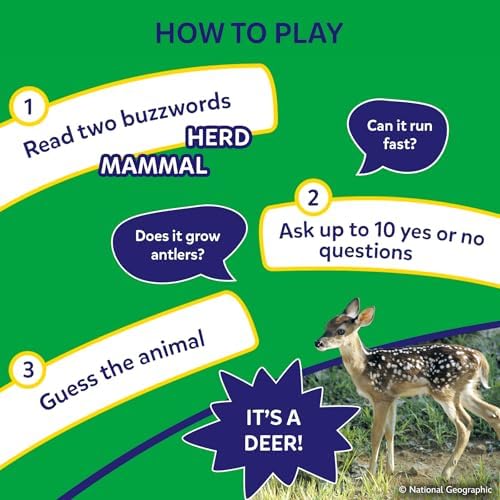 Skillmatics Guess in 10 Game – National Geographic Animals, Gift for Kids - Image 5