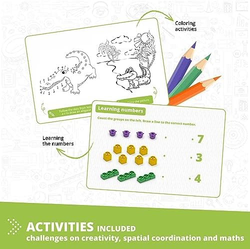 Engino QBOIDZ, Alligator Adventure, Building Blocks for Ages 3+, STEM Kit, Preschool Educational Toys for Kids, Engaging Kids Learning, Montessori Toys for Boys & Girls (5 Models) - Image 5