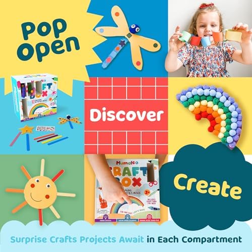 Mumaloo Arts and Crafts Kit for Kids – 10 Projects Ages 4–8 - Image 3