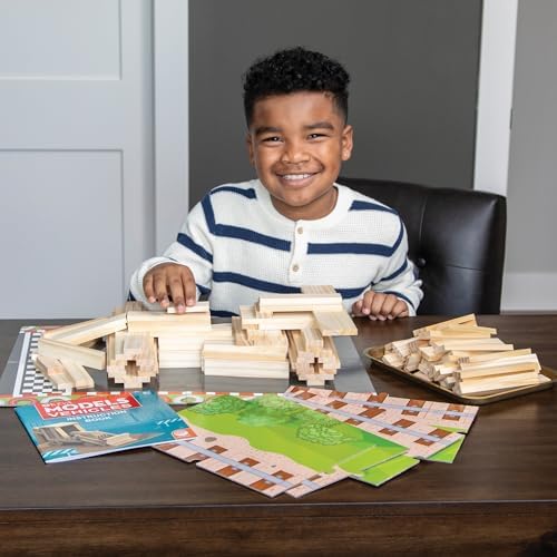 MindWare KEVA Models Vehicles - 154 Wooden Building Planks & Step-by-Step Instructions to Build Iconic Vehicles - Image 2