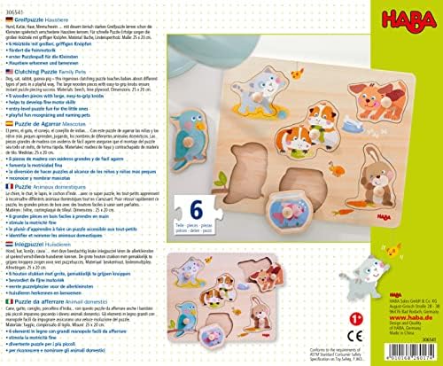 HABA 306541 Grasping Puzzle Pets, from 12 Months, Colourful - Image 2