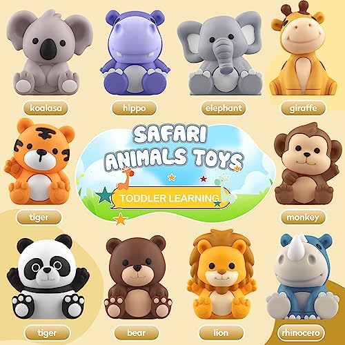 Toddler Toy for 1 2 3+ Years Old,Learning Toy for Toddlers with Animal Toys - Image 2