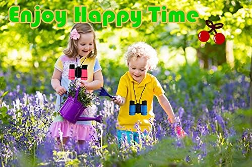 Scotamalone Kids Binoculars Shock Proof Toy Binoculars Set for Age 3-12 Years Old Boys Girls Bird Watching Educational Learning Hunting Hiking Birthday Presents - Image 5