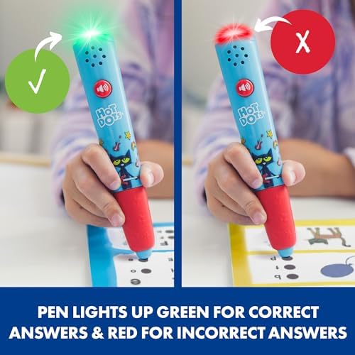Educational Insights Hot Dots Pete The Cat Preschool Reading & Math Workbook - Preschool Workbooks with Interactive Pen, Homeschool Learning Books, Build Toddler Reading & Math Skills, Ages 4+ - Image 4