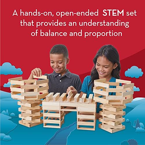 KEVA Structures 200 Wood Building Planks Set - Building Toy Includes 200 Wooden Blocks and Idea Book - Ages 5 and Up - Image 6