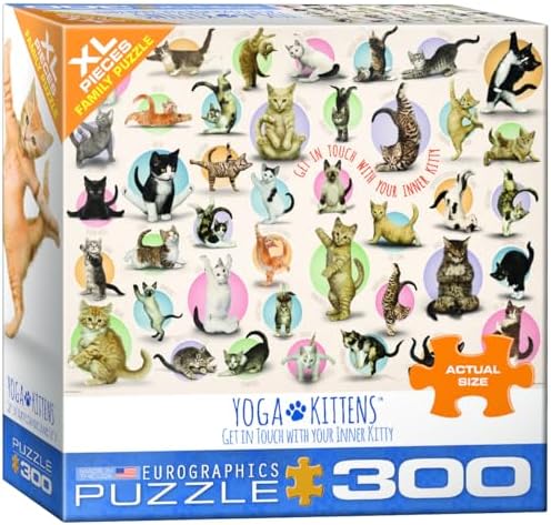 EuroGraphics Yoga Kittens Puzzle by EuroGraphics