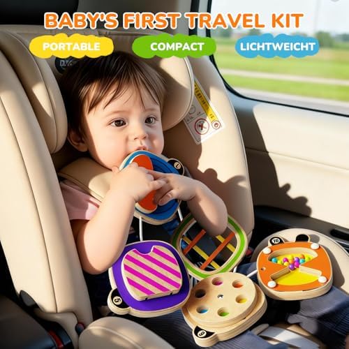 Baby Busy Board Toys for 1 Year Old, Montessori Toys for 1 2 3 Year Old - Image 2