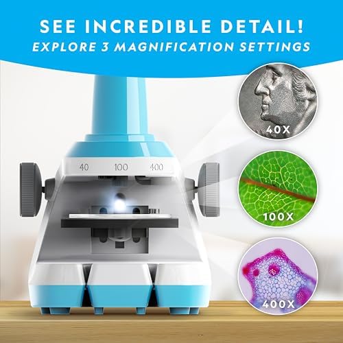 National Geographic Microscope for Kids with Up to 400x Magnification - Image 5