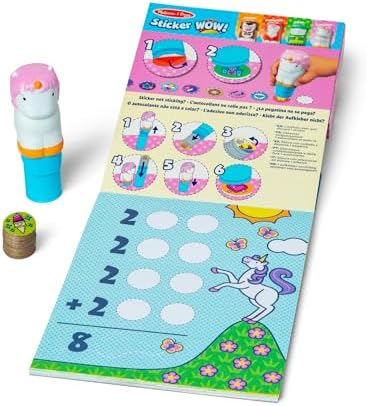 Melissa & Doug Sticker Wow!™ 24-Page Activity Pad and Sticker Stamper, 300 Stickers, Arts and Crafts Fidget Toy Collectible Character – Tiger - for Kids Ages 3+ - FSC Certified - Image 4