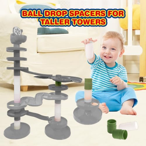 Ball Drop Spacers - Ball Drop Marble Run Set 9 Piece Expansion Pack - Image 5