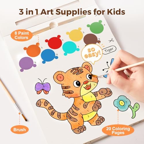 Jar Melo Paint with Water Books for Toddlers, Animals - Image 3
