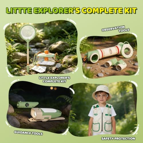 27 PCS Kids Explorer Kit & Bug Catcher Kit(Ages 3+) - Image 6