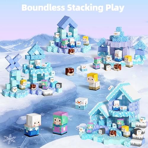 GobiDex Magnetic Building Blocks Princess Castle for Girls Age 3+ Years Old - Image 5