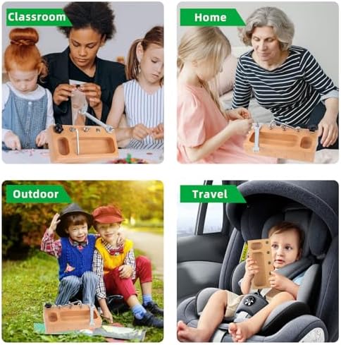 MEROCO Montessori Screwdriver Board Toddler Screwdriver Toy Set STEM Toys - Image 4