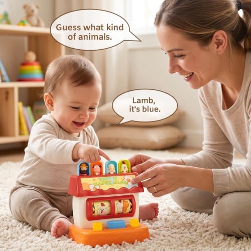 Montessori Baby Toys for 18Months, Interactive Pop Farm Animal Up Toys - Image 5