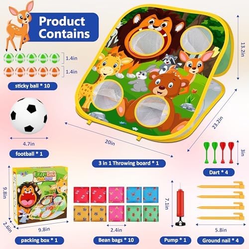 Animal Bean Bag Toss Game Toy Outdoor Toss Game - Image 5
