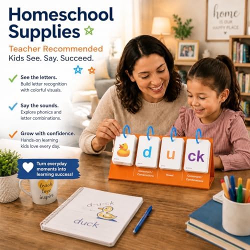 Alened Phonics Flash Cards, Sight Words Flash Cards Kindergarte Kids 3-8 - Image 5