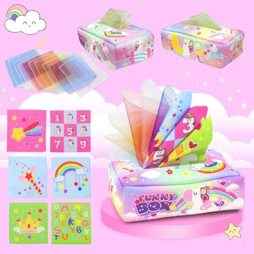 Baby Tissue Box Toy,Baby Toys 12 Months,Educational Toys for Babies - Image 5
