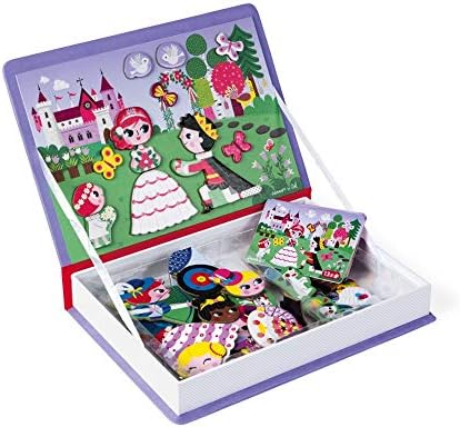 Janod MagnetiBook 63 pc Magnetic Princess Costumes Dress Up Game - Ages 3+ - J02725 - Image 3