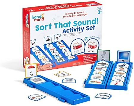 hand2mind Sort that Sound Activity Set, Phonemic Awareness, Ages 3+ by hand2mind