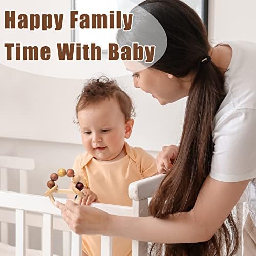 Baby Rattles 0-6 Months, Wooden Toys for Babies 6-12 Months - Image 6